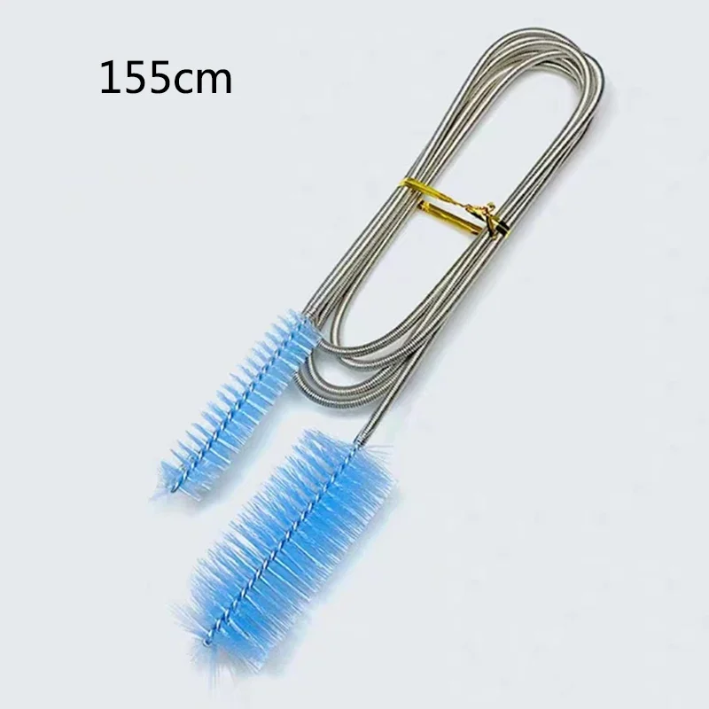 Aquarium Pipe Cleaning Brush Fish Tank Cleaner Tube Stainless Steel Water Filter Air Tube Flexible Double End Hose Accessories Aquarium Pipe Cleaning Brush Fish Tank Cleaner Tube Stainless Steel Water Filter Air Tube Flexible Double End Hose Accessories