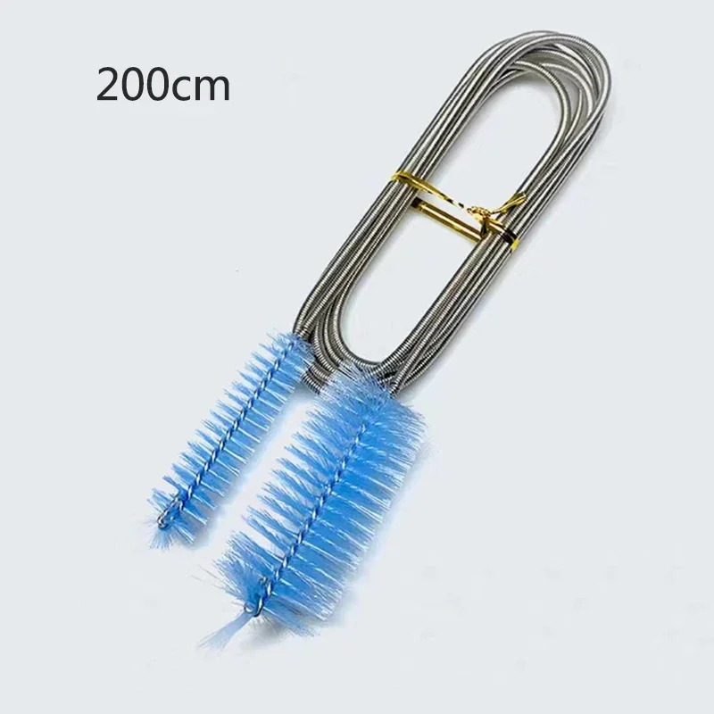Aquarium Pipe Cleaning Brush Fish Tank Cleaner Tube Stainless Steel Water Filter Air Tube Flexible Double End Hose Accessories Aquarium Pipe Cleaning Brush Fish Tank Cleaner Tube Stainless Steel Water Filter Air Tube Flexible Double End Hose Accessories