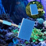 55-95cm Telescopic Handle 180° Adjust Cleaner Scrubber Aquarium Fish Tank Glass Window Algae Double-Sided Sponge Cleaning Brush - Image 4