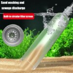 Siphon Pump with Filter Nozzle Fish Tank Water Changer Air Pump Cleaning Accessorie Handheld Aquarium Gravel Cleaner Vacuum Tool - Image 5