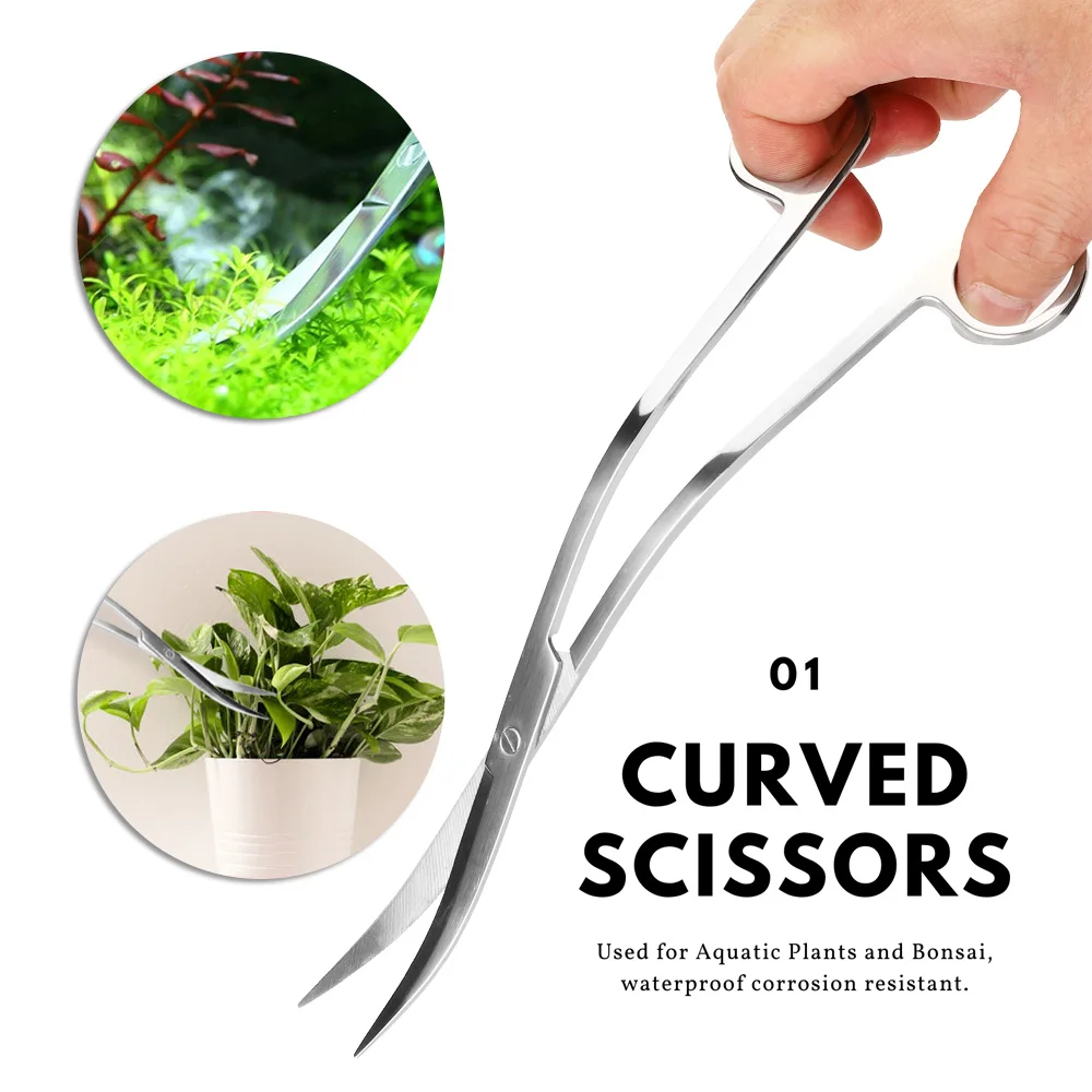 Aquarium Scissor Tools Fish Tank Tweezer Plants Wave Scissors Grass Stainless Cleaning Tools Storage Holder Aquarium Accessories Aquarium Scissor Tools Fish Tank Tweezer Plants Wave Scissors Grass Stainless Cleaning Tools Storage Holder Aquarium Accessories
