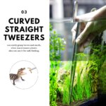 Aquarium Scissor Tools Fish Tank Tweezer Plants Wave Scissors Grass Stainless Cleaning Tools Storage Holder Aquarium Accessories - Image 3