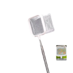 Aquarium Fish Tank Net with Suction Cup Extendable Handle Landing Net Isolation Net for Fish Tank Cleaning Tool Accessories