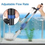 US Plug Electric Siphon Filter Fish Tank Sand Washer Aquarium Siphon Operated Cleaner Vacuum Gravel Water Changer - Image 3