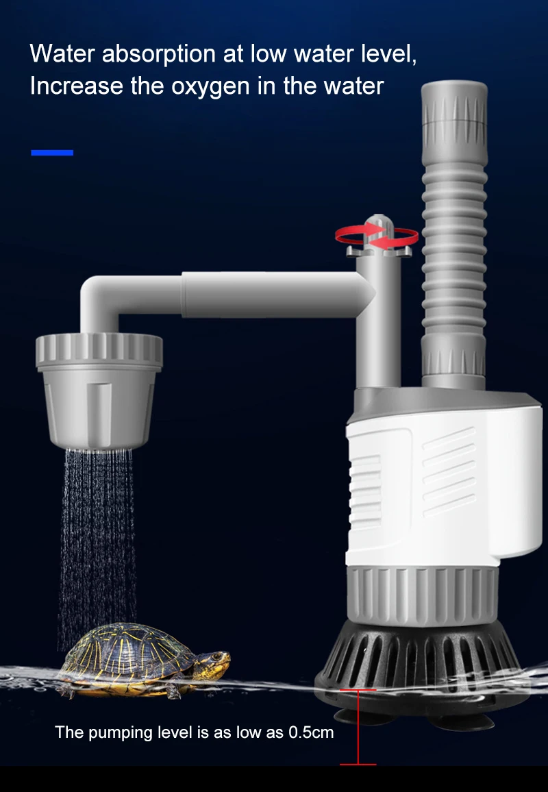 Aquarium Water Change Pump Electric Fish Tank Cleaning Tool Vacuum Water Changer Gravel Cleaner Siphon Filter Pump 30W 220v