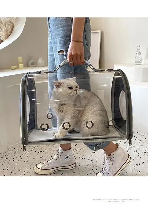Cat Carrier Cat Bag Transparent Going Out Portable Bag Car Cat Breathable Space Capsule Pet Backpack Portable Messenger Cat Dog Cat Carrier Cat Bag Transparent Going Out Portable Bag Car Cat Breathable Space Capsule Pet Backpack Portable Messenger Cat Dog