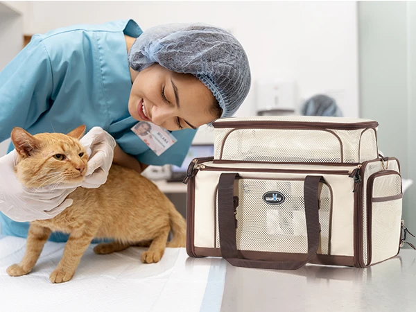 Cat Carrier,Dog Carrier for Small Dogs,TSA Approved/Expandable/3D Foldable Mat for Car Travel,Outdoor Camping Cat Carrier,Dog Carrier for Small Dogs,TSA Approved/Expandable/3D Foldable Mat for Car Travel,Outdoor Camping