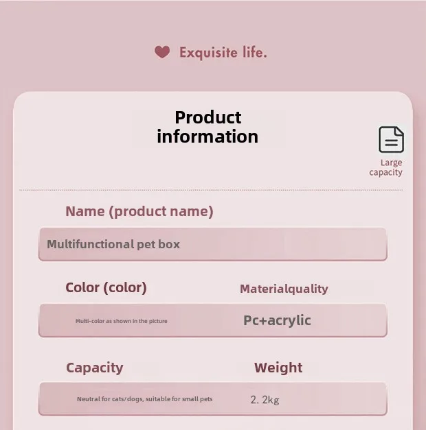 Transparent Pet Travel Carrier Portable Trolley Suitcase for Cats & Small Dogs Durable Pet Transport Case Professional Pet Cart