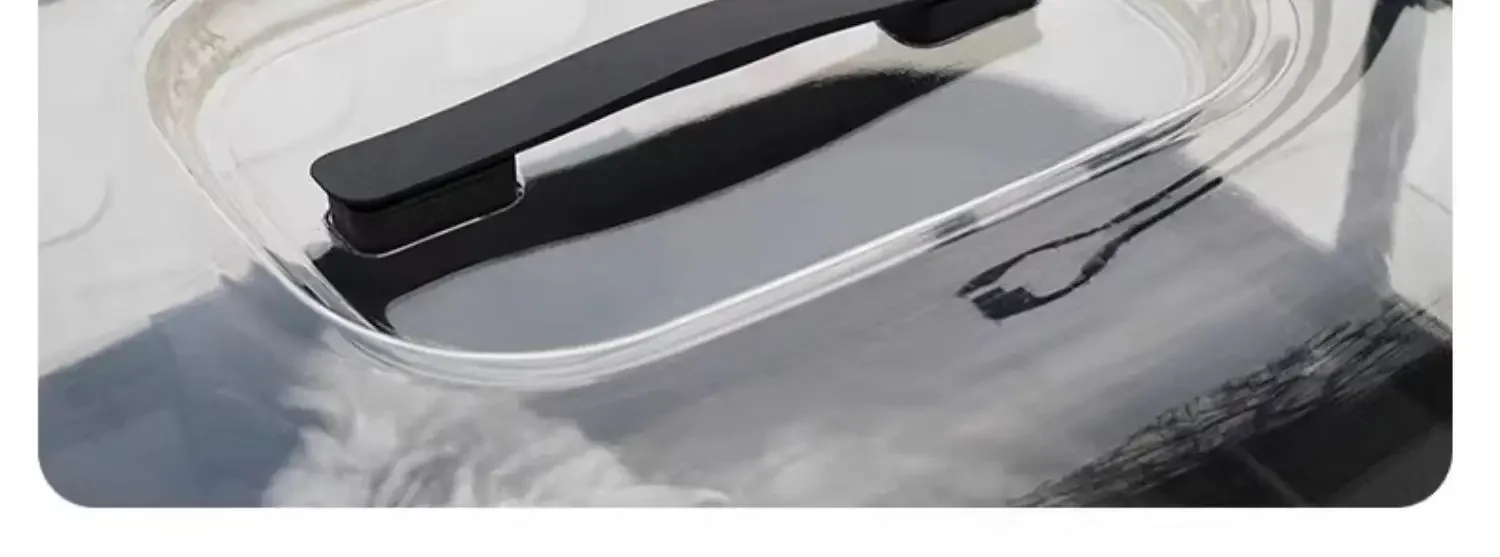 Panoramic Transparent Pet Trolley Box Large Capacity Cat Basket Lightweight Outdoor Transport Case Universal Pulley Pet Stroller