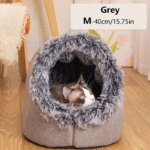Portable Cat Bed with Handle -Thickened Insulated Polyester winter cama para perros/cama para gatos/dog bed/cat bed/divano cani - Image 2