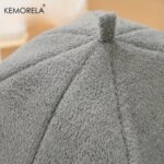 KEMORELA Winter Thickened Indoor Cat Bed 2-in-1 House Tent with Detachable Washable Soft Cushion Pillow Unassembled 2025 Model - Image 5