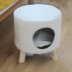 Multifunctional Cat Bed Closed Four Seasons Universal Cat House Stool Solid Wood Small Kennel Cat House - Image 4