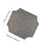 D0AD Elevated Cat Bed Replacement Fabric Breathable Print Pet Summer Bed Cushion Mat - Image 2