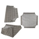 D0AD Elevated Cat Bed Replacement Fabric Breathable Print Pet Summer Bed Cushion Mat - Image 5