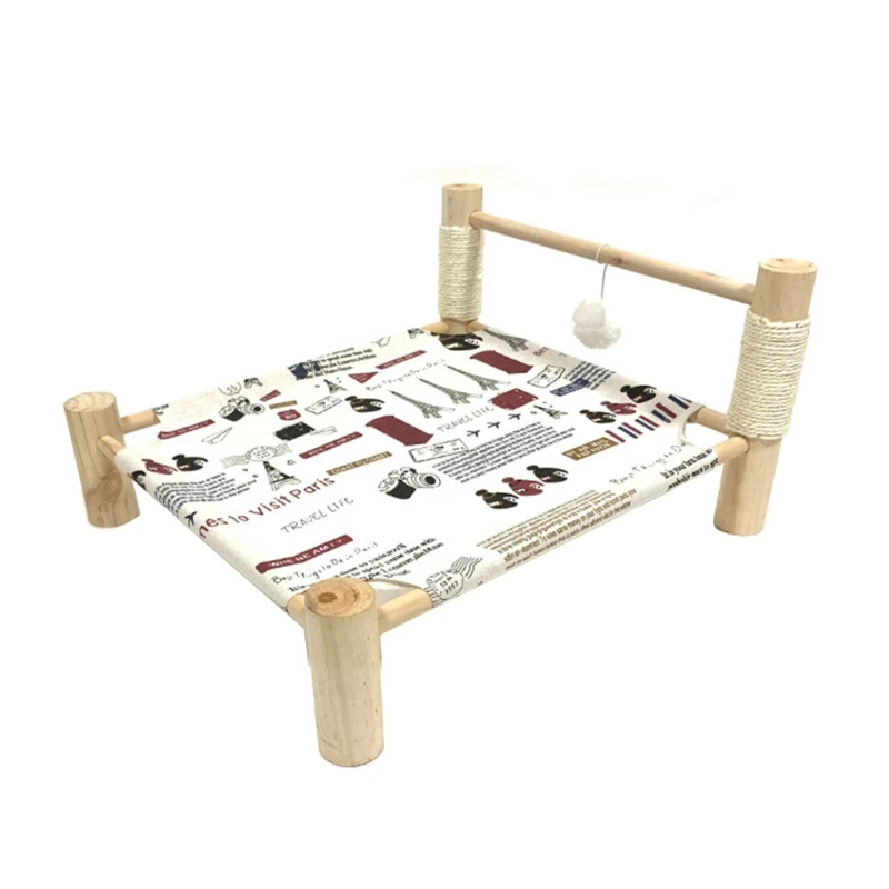 D0AD Elevated Cat Bed Replacement Fabric Breathable Print Pet Summer Bed Cushion Mat D0AD Elevated Cat Bed Replacement Fabric Breathable Print Pet Summer Bed Cushion Mat