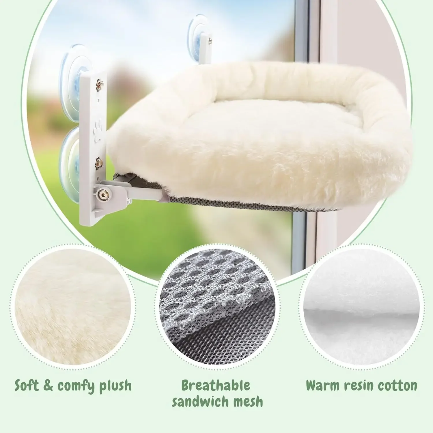Cat Hammock Window Habitat Cat Sunbathing Glass Hanging Suction Cup Balcony Pet Nest Pet Bed Cat Hammock Window Habitat Cat Sunbathing Glass Hanging Suction Cup Balcony Pet Nest Pet Bed