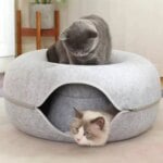 B-Tunnel Donut Cat Bed Interactive Tunnel Pet Felt Indoor Toys Cats House Kitten Training Toy Cat Kennel Cat Accessories - Image 3