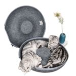 B-Tunnel Donut Cat Bed Interactive Tunnel Pet Felt Indoor Toys Cats House Kitten Training Toy Cat Kennel Cat Accessories - Image 4
