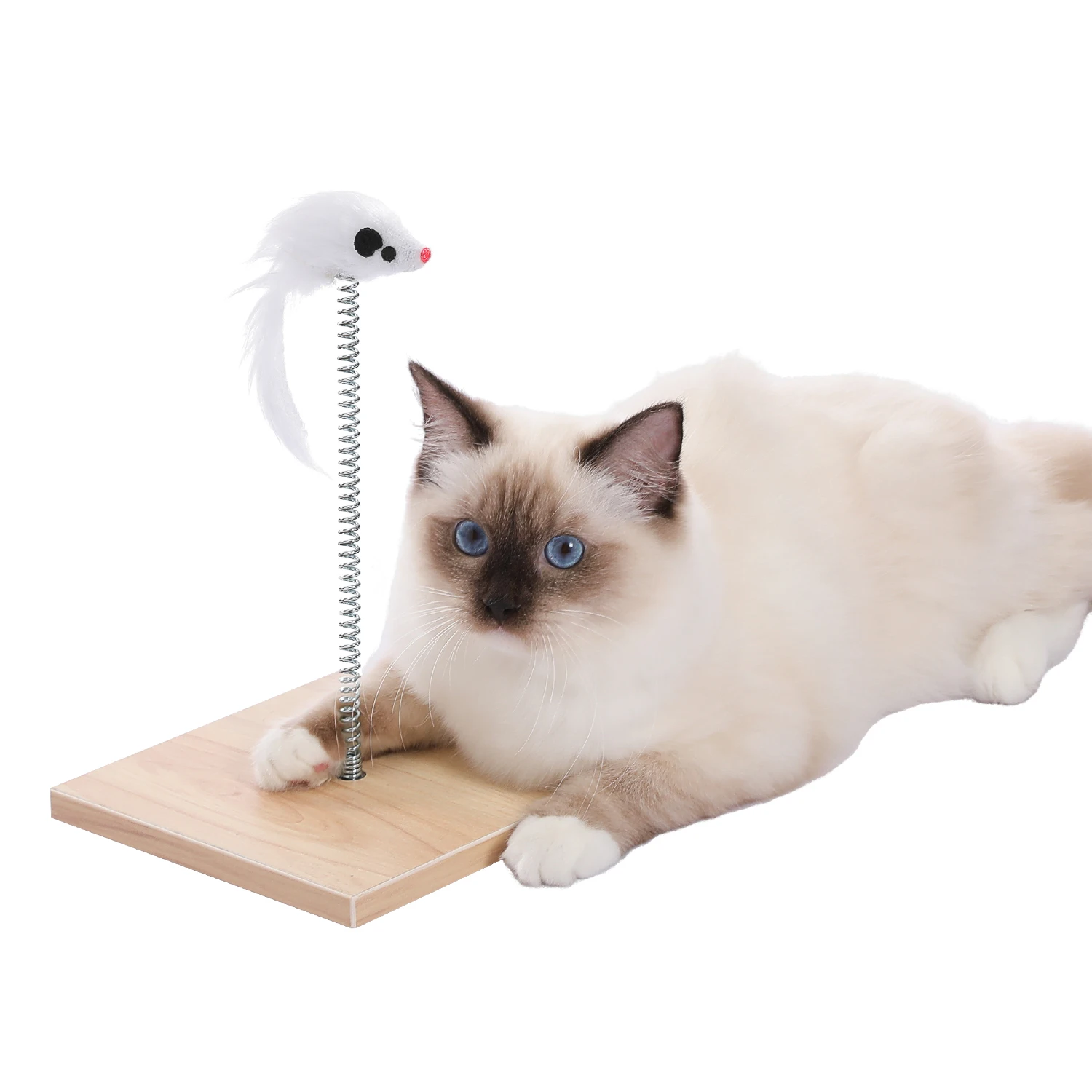 Wood Cat Condo House Bed with Removable Soft Mats Modern Cat Tree Tower with Scratching Pad Cat Scratcher Furniture Kitten Toys Wood Cat Condo House Bed with Removable Soft Mats Modern Cat Tree Tower with Scratching Pad Cat Scratcher Furniture Kitten Toys