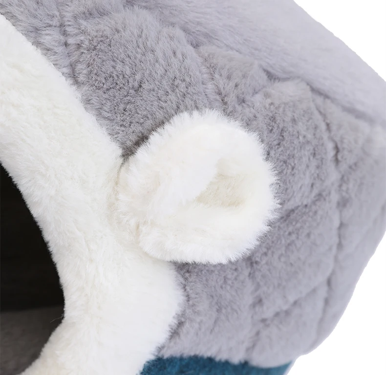 HOOPET Cat Bed House Soft Plush Kennel Puppy Cushion Small Dogs Cats Nest Winter Warm Sleeping Pet Dog Bed Pet Mat Supplies HOOPET Cat Bed House Soft Plush Kennel Puppy Cushion Small Dogs Cats Nest Winter Warm Sleeping Pet Dog Bed Pet Mat Supplies