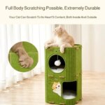 Winter Double Enclosed Cat House Integrated Tree Hole Thickened Felt Cat Litter MultiLayer Scratching Board for Indoor Pet Frame - Image 3
