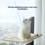 Winter Cat Window Hanging Hammock Bed Suction Cup Space Saving All Seasons Easy Install Pet Bed Cat Climbing Frame - Image 2