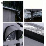 KEMORELA Winter Outdoor Cat House Equipped with an Escape Door - Large Feral Cat Shelter Collapsible Shelter for Small Dogs&Cats - Image 5