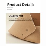 Felt Bed for Cats House With Breather Hole Dog Bed Interactive Play Toys for Cats to Hide 2 in 1 Tunnel for Cats Bed - Image 4