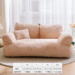 Pet Winter Sofa for Cats and Dogs, Detachable Washable Couch Cover, All-Season Soft Pet Bed, Universal Pet Furniture/Winter/Warm - Image 6