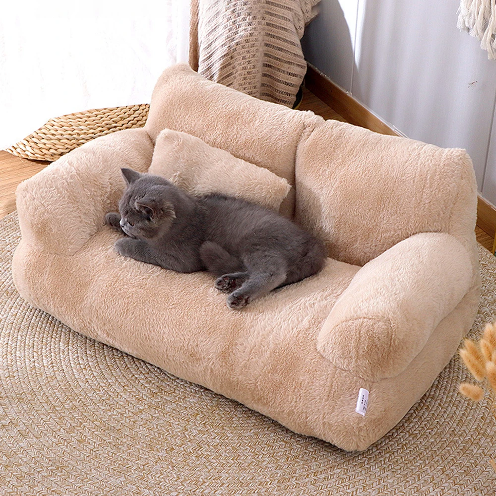Pet Winter Sofa for Cats and Dogs, Detachable Washable Couch Cover, All-Season Soft Pet Bed, Universal Pet Furniture/Winter/Warm Pet Winter Sofa for Cats and Dogs, Detachable Washable Couch Cover, All-Season Soft Pet Bed, Universal Pet Furniture/Winter/Warm