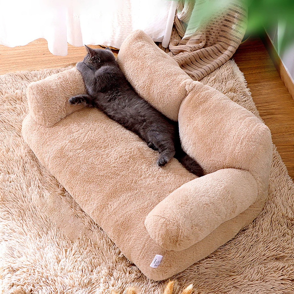 Pet Winter Sofa for Cats and Dogs, Detachable Washable Couch Cover, All-Season Soft Pet Bed, Universal Pet Furniture/Winter/Warm Pet Winter Sofa for Cats and Dogs, Detachable Washable Couch Cover, All-Season Soft Pet Bed, Universal Pet Furniture/Winter/Warm