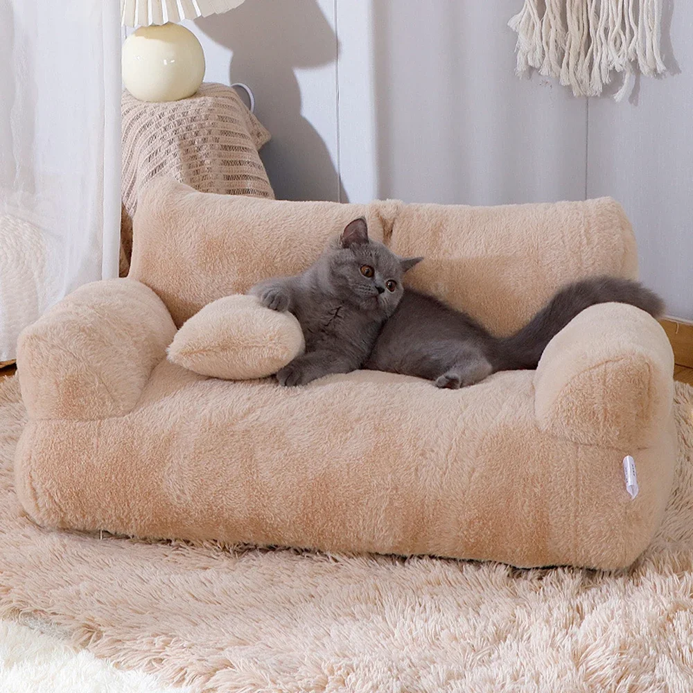 Pet Winter Sofa for Cats and Dogs, Detachable Washable Couch Cover, All-Season Soft Pet Bed, Universal Pet Furniture/Winter/Warm Pet Winter Sofa for Cats and Dogs, Detachable Washable Couch Cover, All-Season Soft Pet Bed, Universal Pet Furniture/Winter/Warm