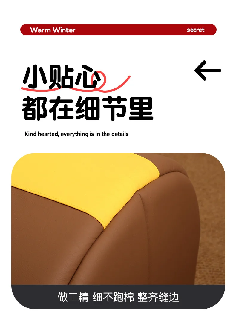 Winter Closed Cat Bed Leather Handheld Pet Bed Small Dog Bed Thickened and Fleece-Lined Warm Cat Sleeping Mat