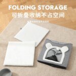 Semi-Enclosed Foldable Double-Door Triple-Layer Cat House with Multi-Functional Double-Sided Scratching Board for Cats - Image 4