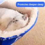 Fully Enclosed Biscuit Box Pet Cat Bed Rectangular Pull Out Snack Kitten Cat House Cushion Cave with Zipper - Image 6