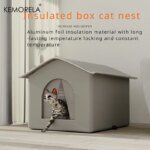 KEMORELA Stray Cat Bed Warmer - 3 Sizes of Comfortable Room-Shaped Shelter for Cats & Dogs, Durable Oxford Cloth, All-Season - Image 2