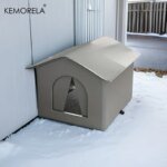 KEMORELA Stray Cat Bed Warmer - 3 Sizes of Comfortable Room-Shaped Shelter for Cats & Dogs, Durable Oxford Cloth, All-Season - Image 3