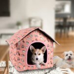 Waterproof Cat House for Outdoors Rainproof Pet Cat Cave Sleep Beds Tent Home Foldable and Washable for Small Dog Puppy Supplies - Image 2