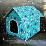 Waterproof Cat House for Outdoors Rainproof Pet Cat Cave Sleep Beds Tent Home Foldable and Washable for Small Dog Puppy Supplies - Image 6