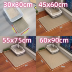 Extra Large Cat Litter Mat Heavy Duty Waterproof 2 Layer Non Slip Washable Pet Floor Protector Litter Box Sand Stopper - Image 6