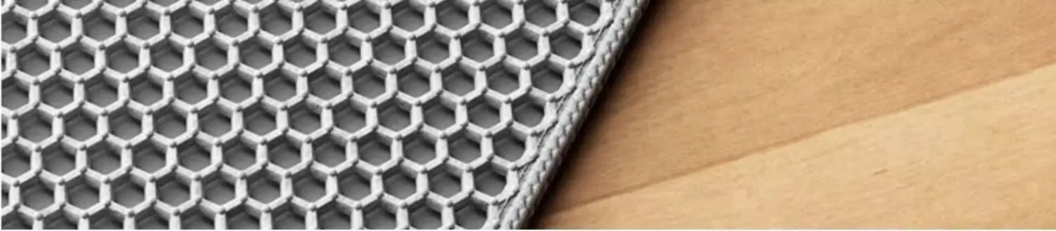 Extra Large Cat Litter Mat Heavy Duty Waterproof 2 Layer Non Slip Washable Pet Floor Protector Litter Box Sand Stopper