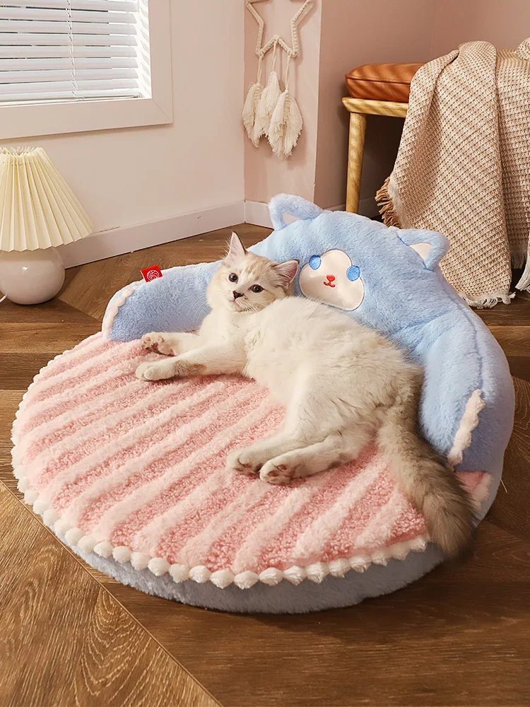 HOOPET Winter Cat Bed Pet Pad Cushion for Small Medium Dogs Sleeping Beds Cats Durable Mat Removable Mat Pet Supplies
