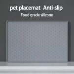 Pet Placemat Cat Dog Drinking Feeding Placemat Feeder Mats Cat Feed Mat Dog Food bowl Mat Silicone Waterproof Pet Bowl Pad - Image 3