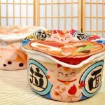 Pet Dog Cat House Kennel Super Large Instant Noodle Warm Dog Cat Nest Beds Cushion Cup Cozy Nest - Image 6