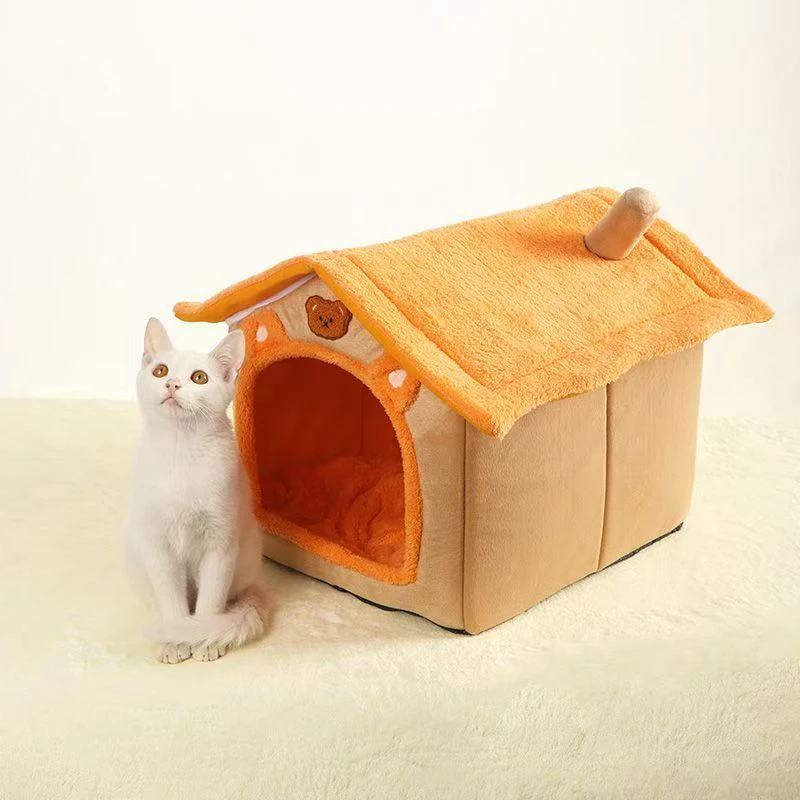 Cat House Semi-Enclosed Four-Season Universal Pet Nest Small Pet Shelter Washable Pet Supplies Cat House Semi-Enclosed Four-Season Universal Pet Nest Small Pet Shelter Washable Pet Supplies