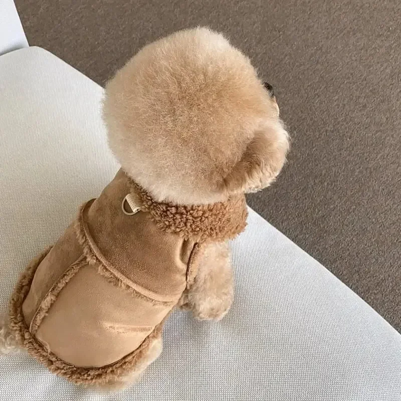 Dog Cute Vest Clothes Jacket Accessories Small Dog Luxury Autumn Winter Medium Dress Soft Pet Clothing Designer Coat Home Dog Cute Vest Clothes Jacket Accessories Small Dog Luxury Autumn Winter Medium Dress Soft Pet Clothing Designer Coat Home