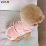 Dog Cute Vest Clothes Jacket Accessories Small Dog Luxury Autumn  Winter Medium Dress Soft Pet Clothing Designer Coat Home - Image 3