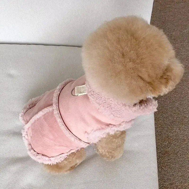 Dog Cute Vest Clothes Jacket Accessories Small Dog Luxury Autumn Winter Medium Dress Soft Pet Clothing Designer Coat Home Dog Cute Vest Clothes Jacket Accessories Small Dog Luxury Autumn Winter Medium Dress Soft Pet Clothing Designer Coat Home