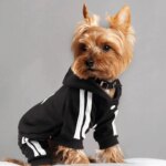 Brand Design Adidog Clothing Dog Jumpsuit Sports Suit Spring Dog Clothes for Small Dogs Chihuahua Terrier Beagle Pet Apparel