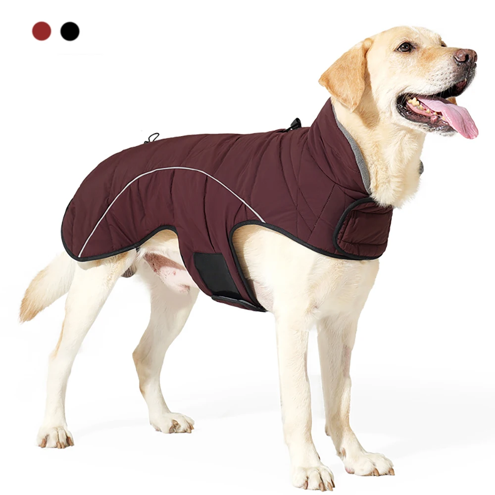 115968-pcsoi2.jpg New Dog Winter Jacket Waterproof Reflective Pet Coat Outdoor Vest Warm Cotton Dogs Clothing for Large Middle Dogs Clothes - Image 1